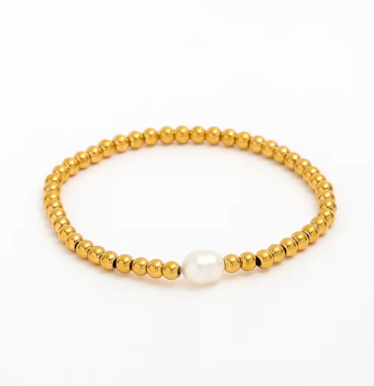 ALCO Seaside Pearl Stretch Bracelet
