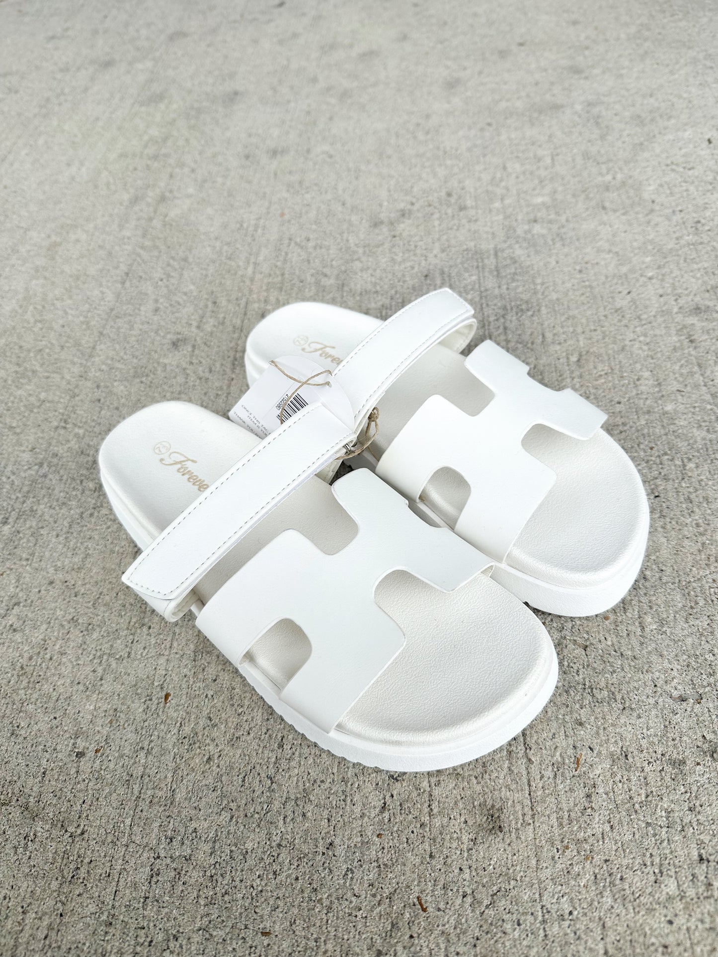 The Delilah Sandals- White