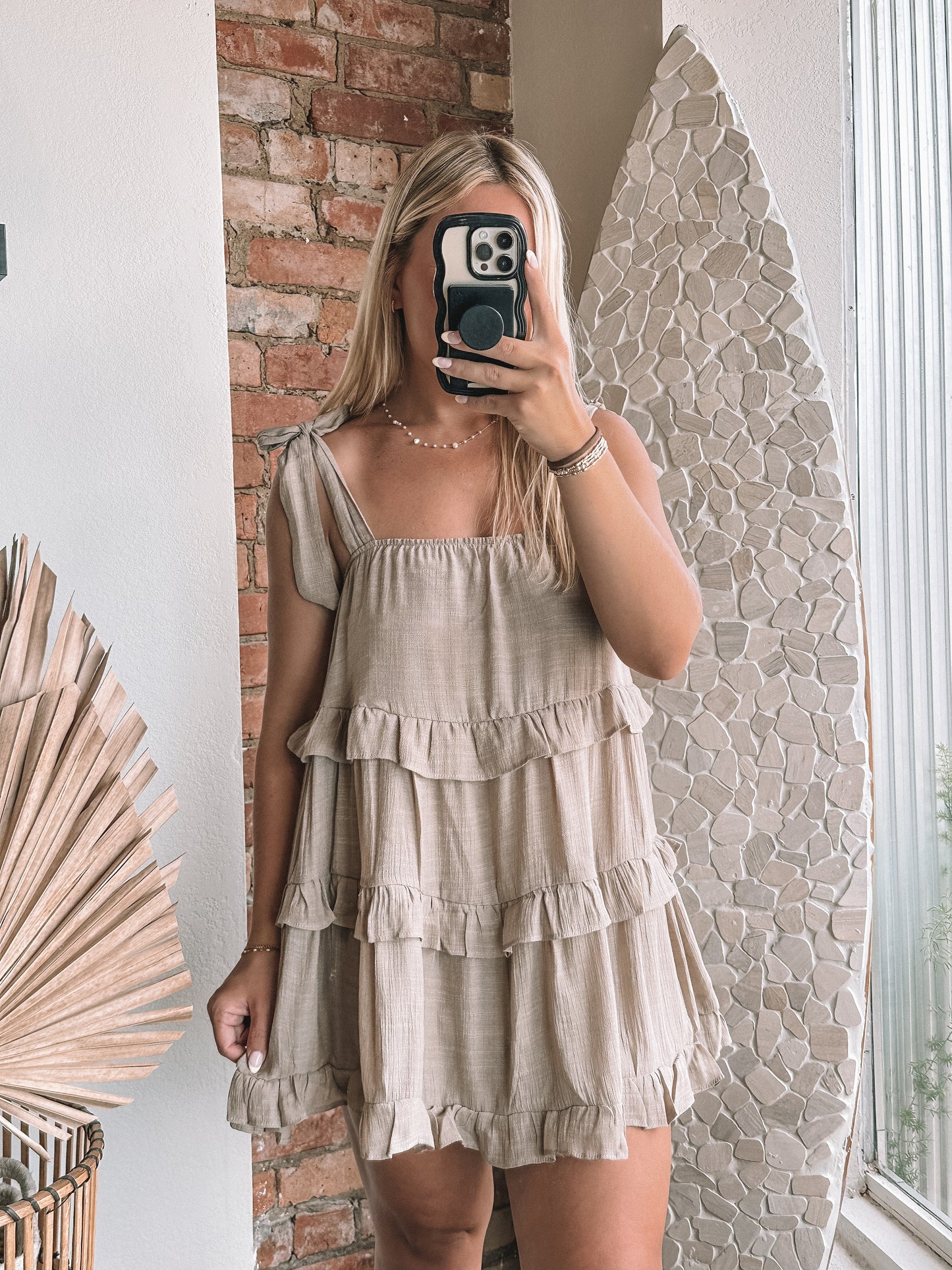The Selena Tie Strap Dress