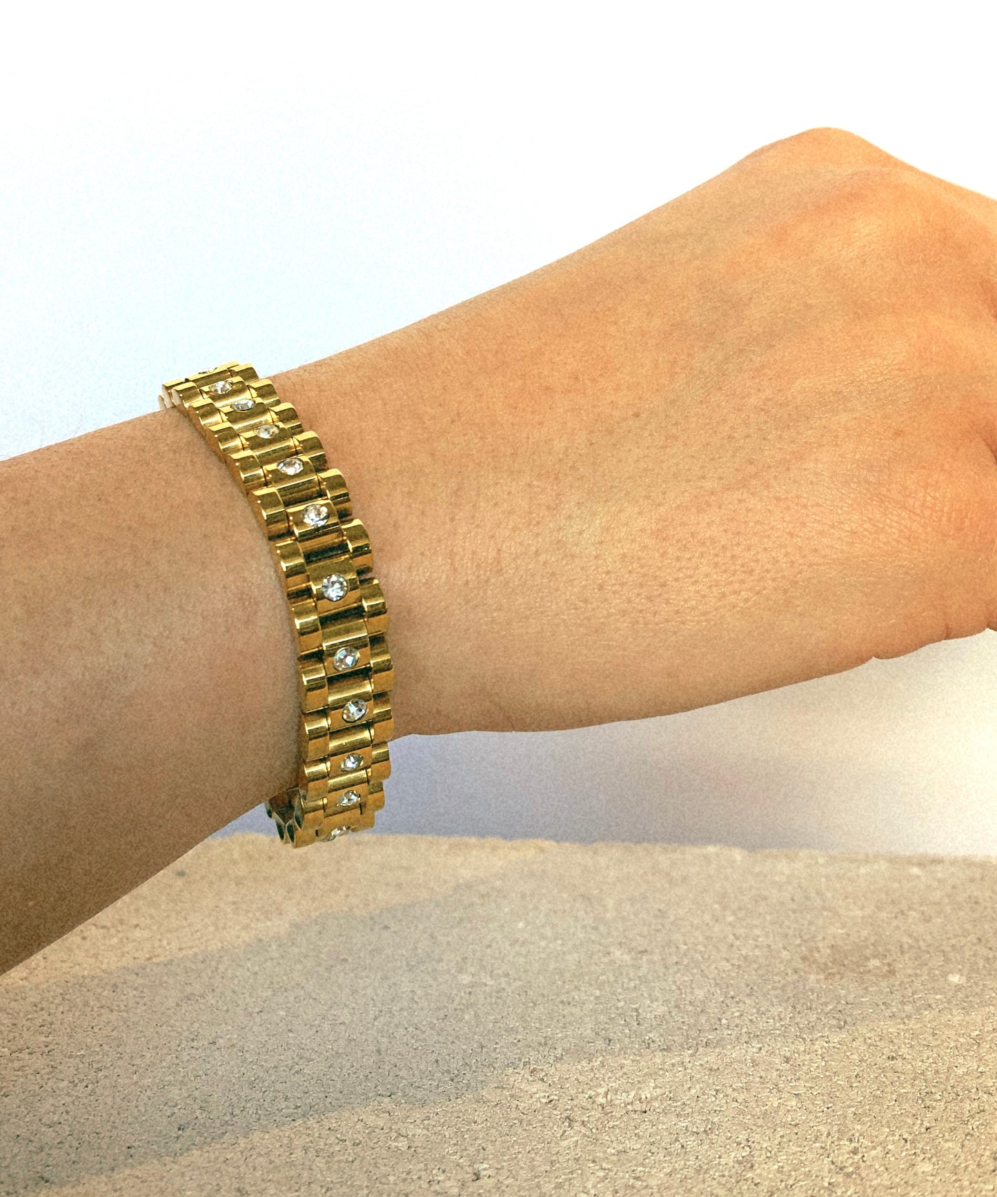 CHANSUTTPEARLS- Diamond Gold Bracelet