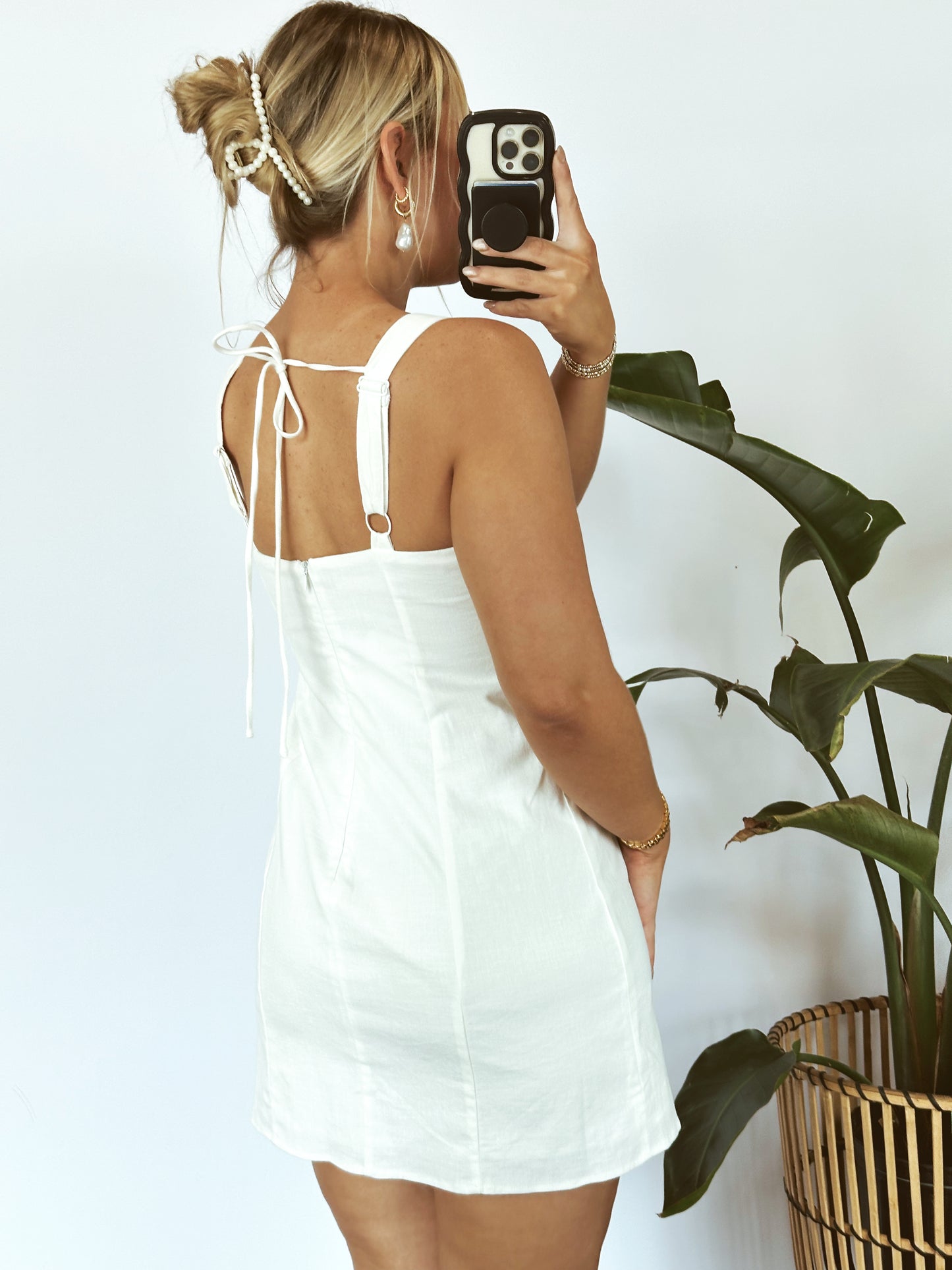 The Addison Bodycon Dress- White