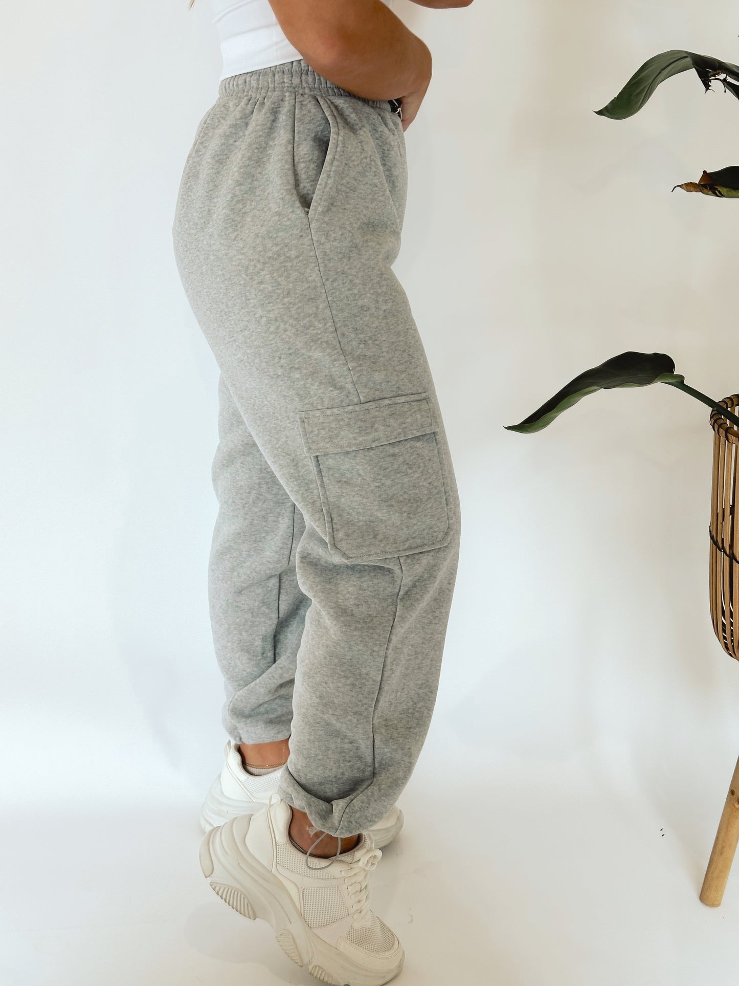 The Hollie Fleece Cargo Joggers
