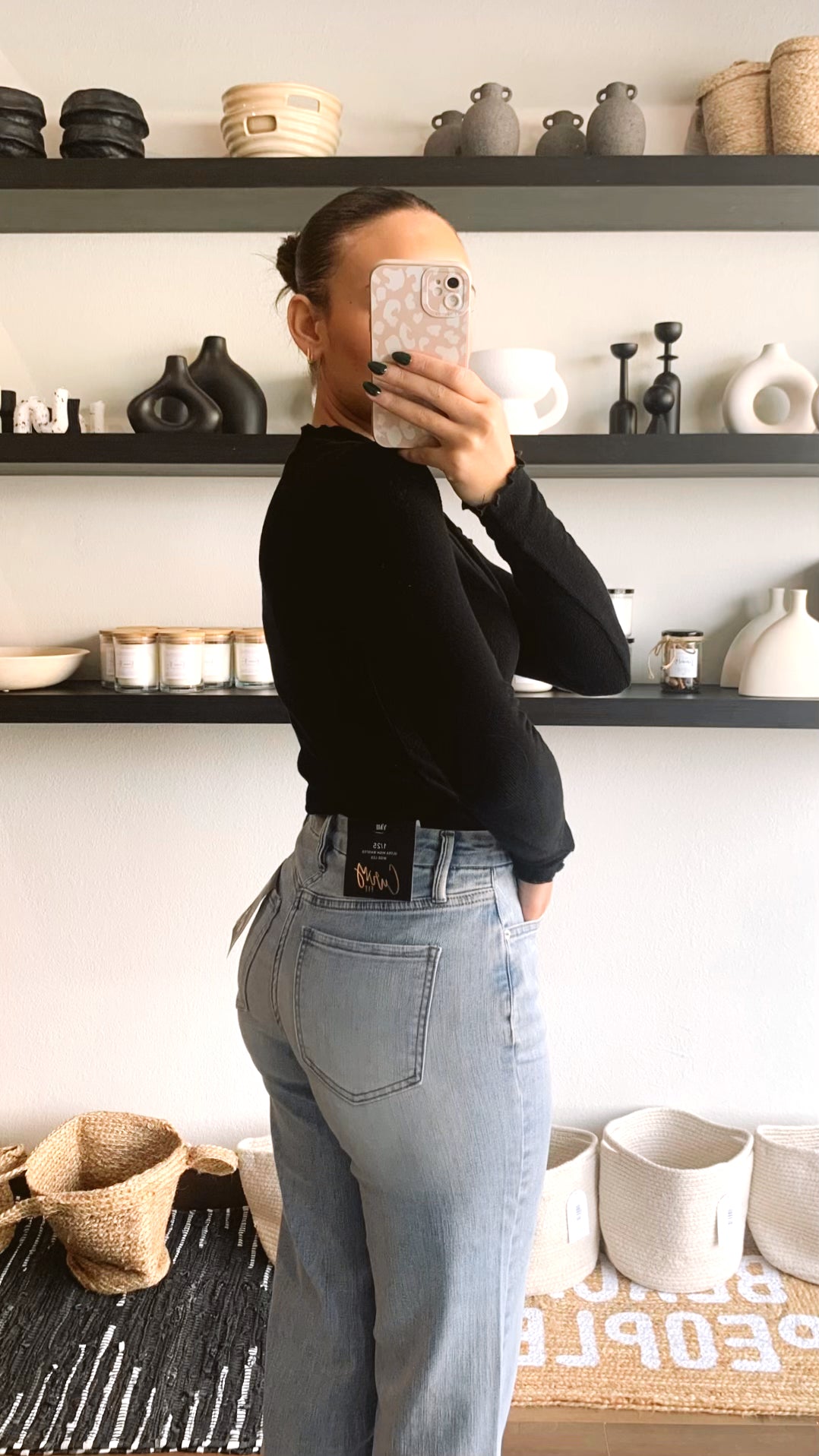 The Krista Light Wash High Rise Curvy Fit Jeans