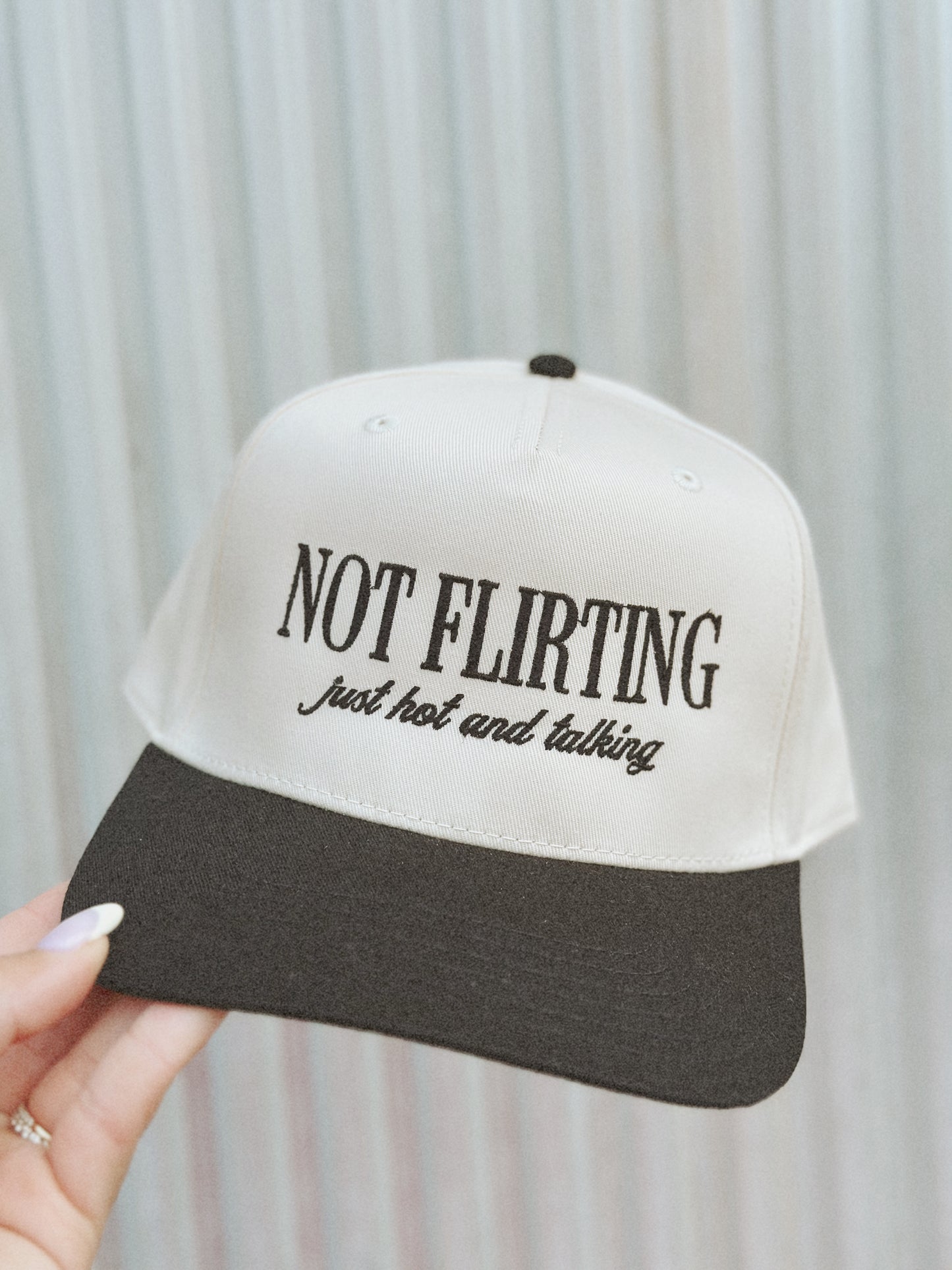 Not Flirting Hat