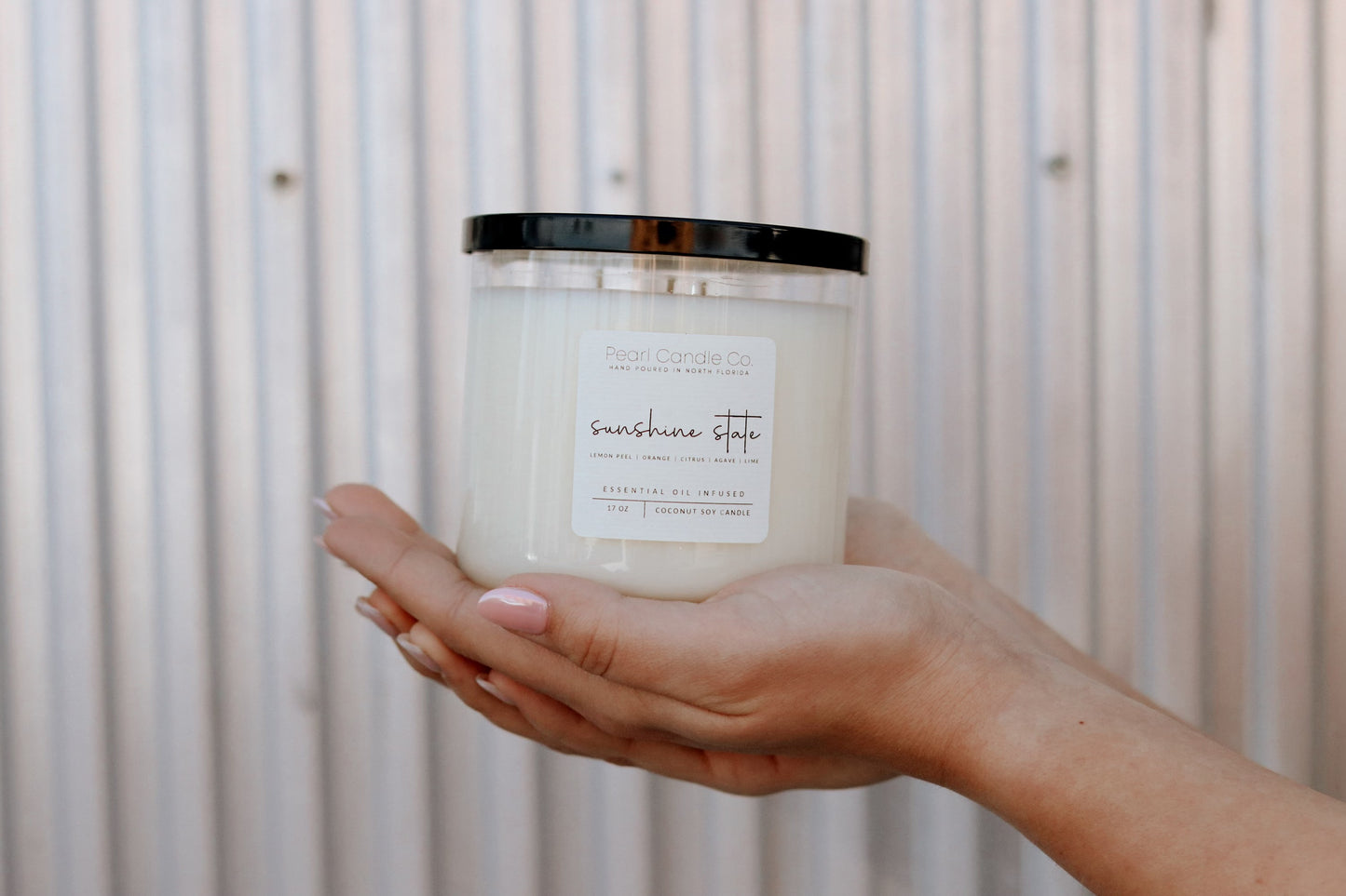 Pearl Candle Co | 3 Wick Candle | Sunshine State
