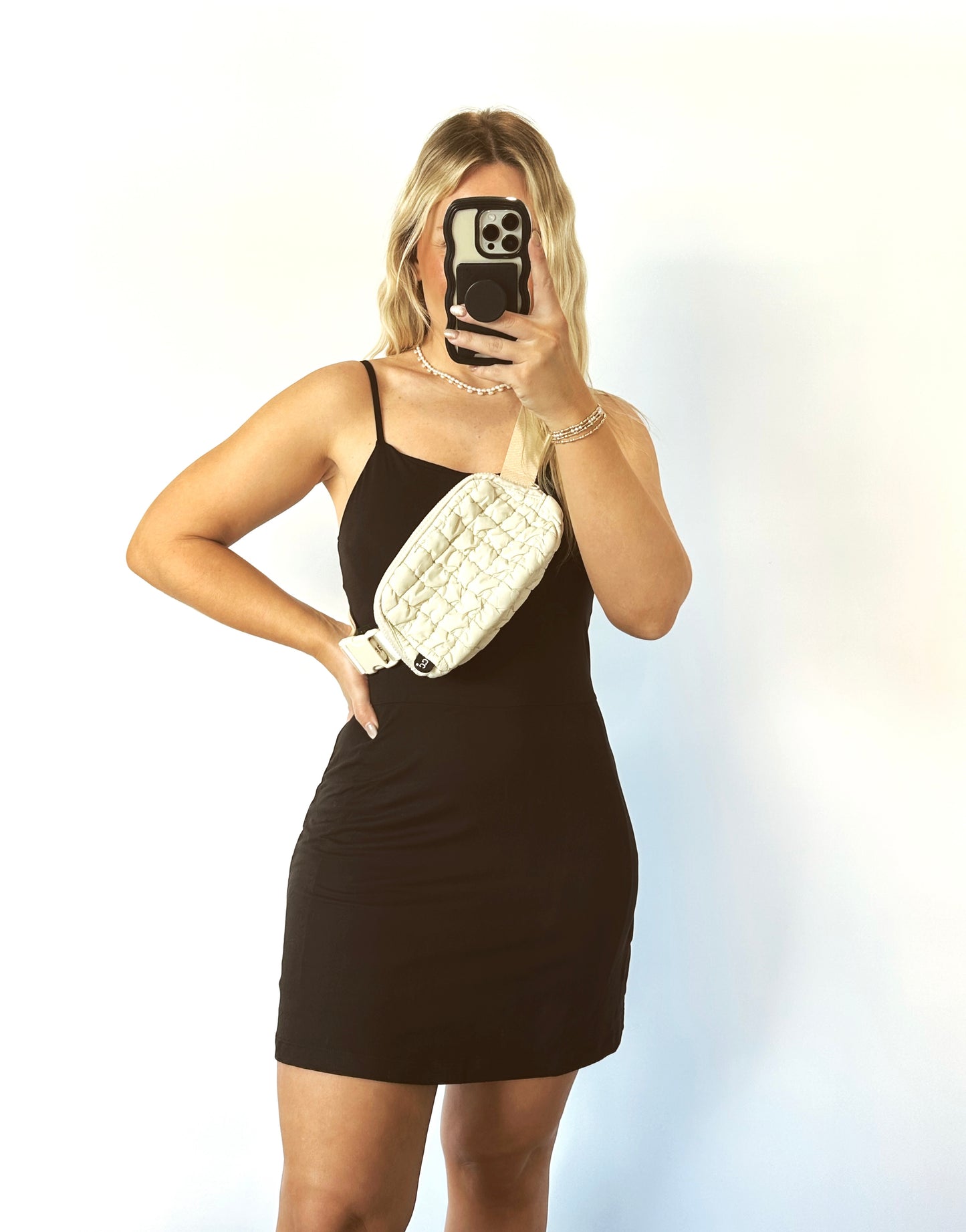 Country Club Days Tennis Dress- Black