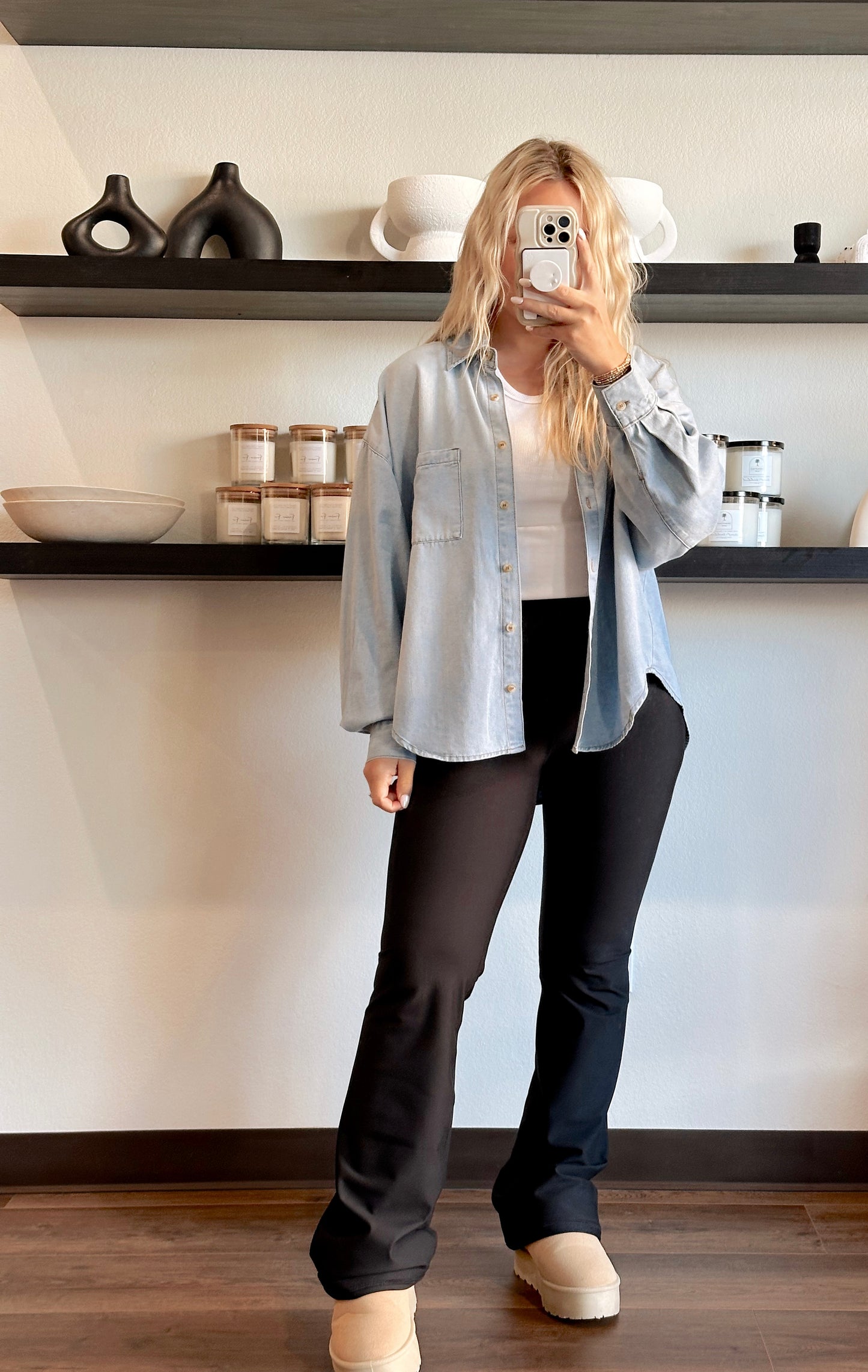 The Millie Denim Shacket