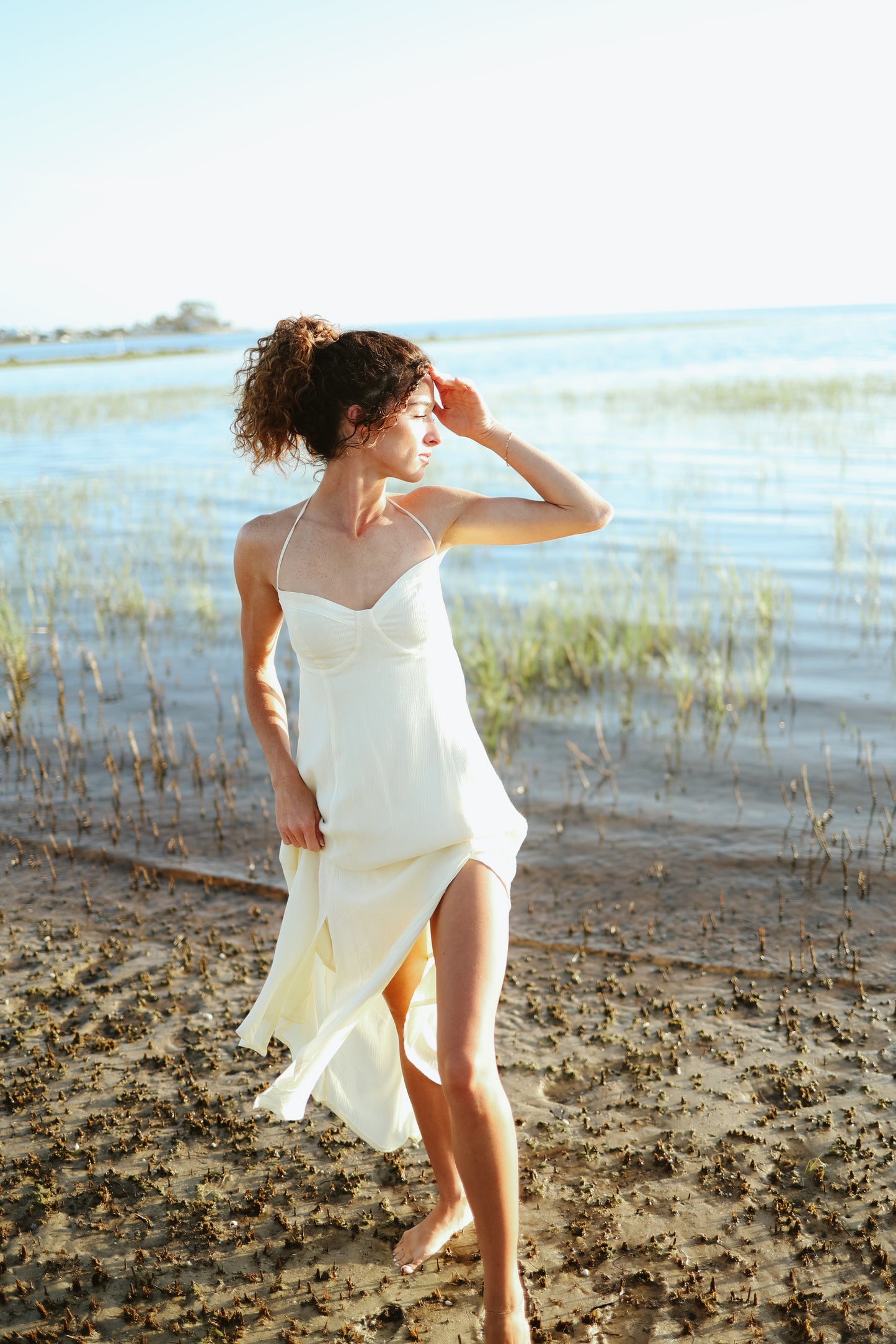 The Sunnie Midi Dress- Yellow