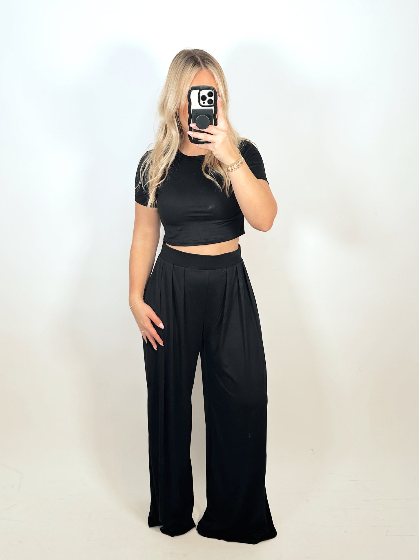 The Halo Lounge Set- Black