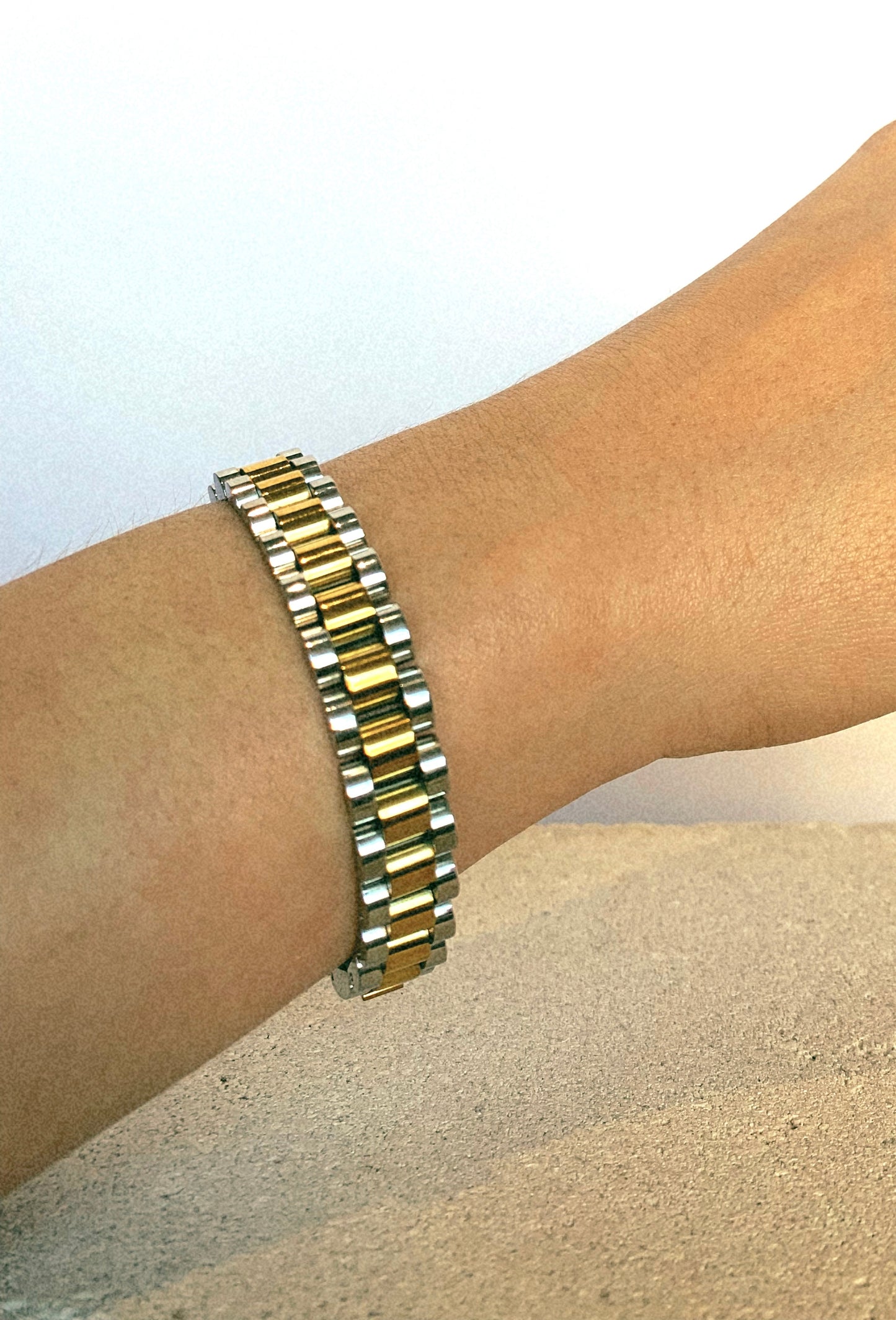 CHANSUTTPEARLS- The Nellie Bracelet- Two Toned