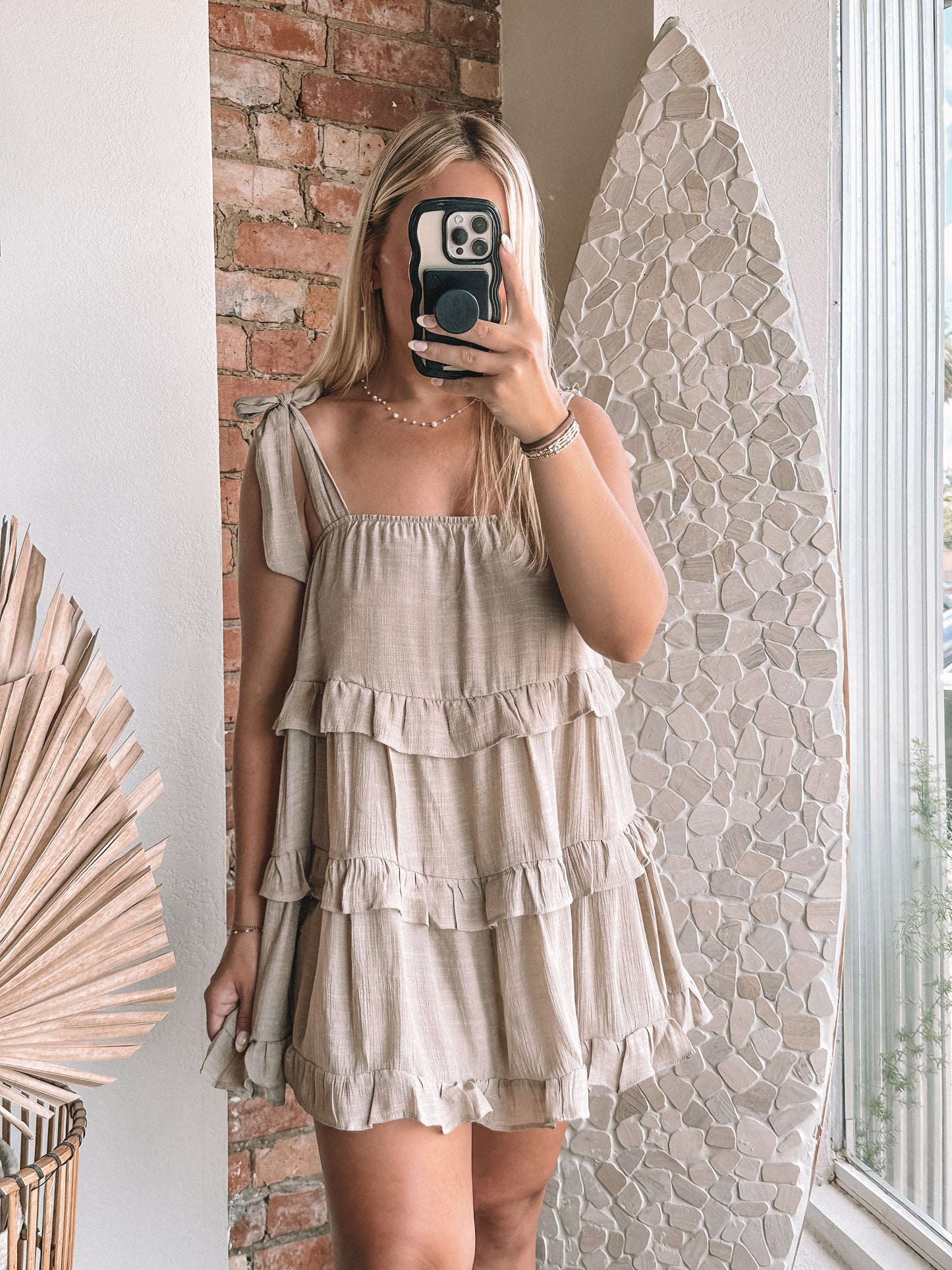 The Selena Tie Strap Dress