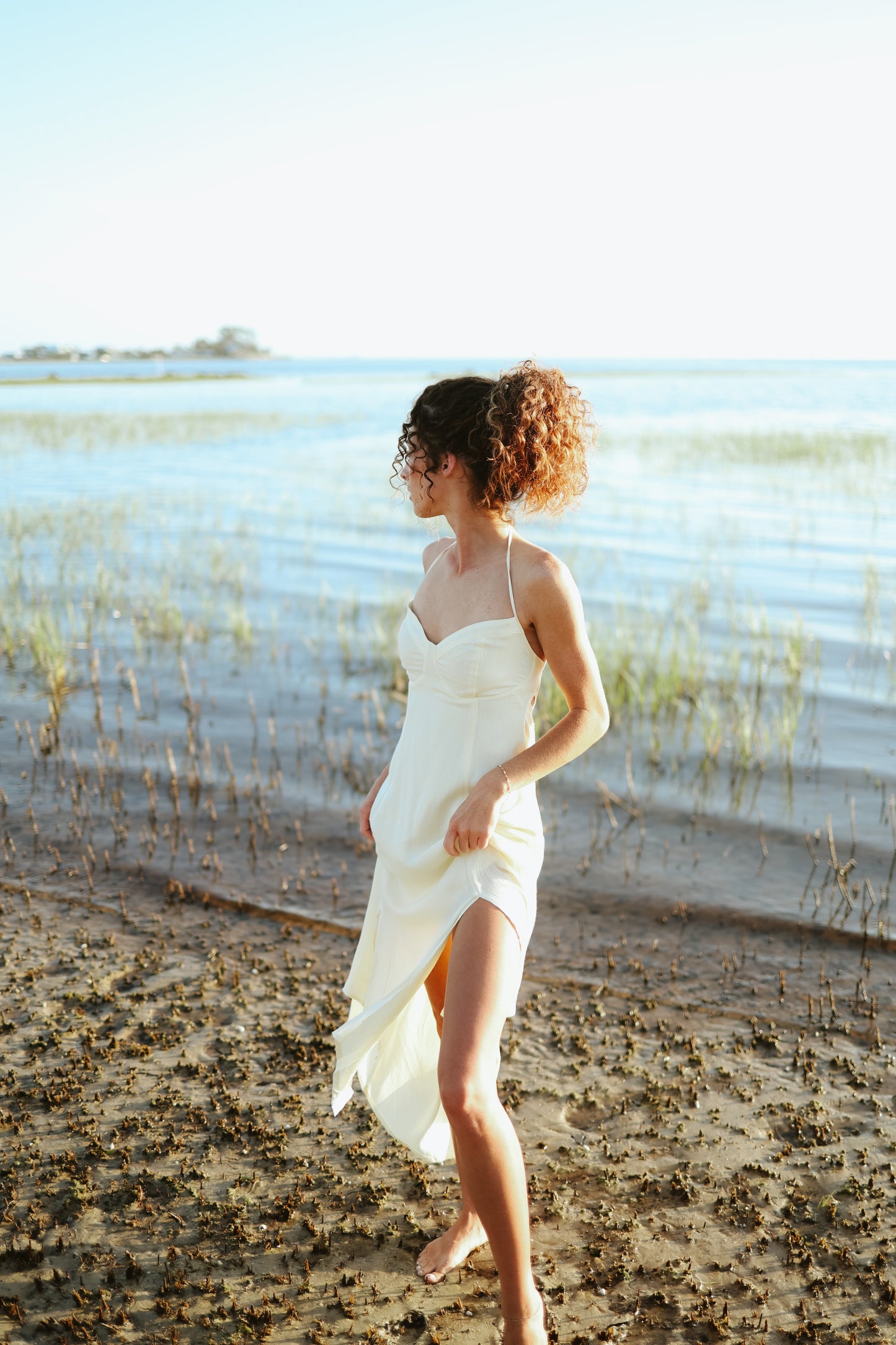 The Sunnie Midi Dress- Yellow