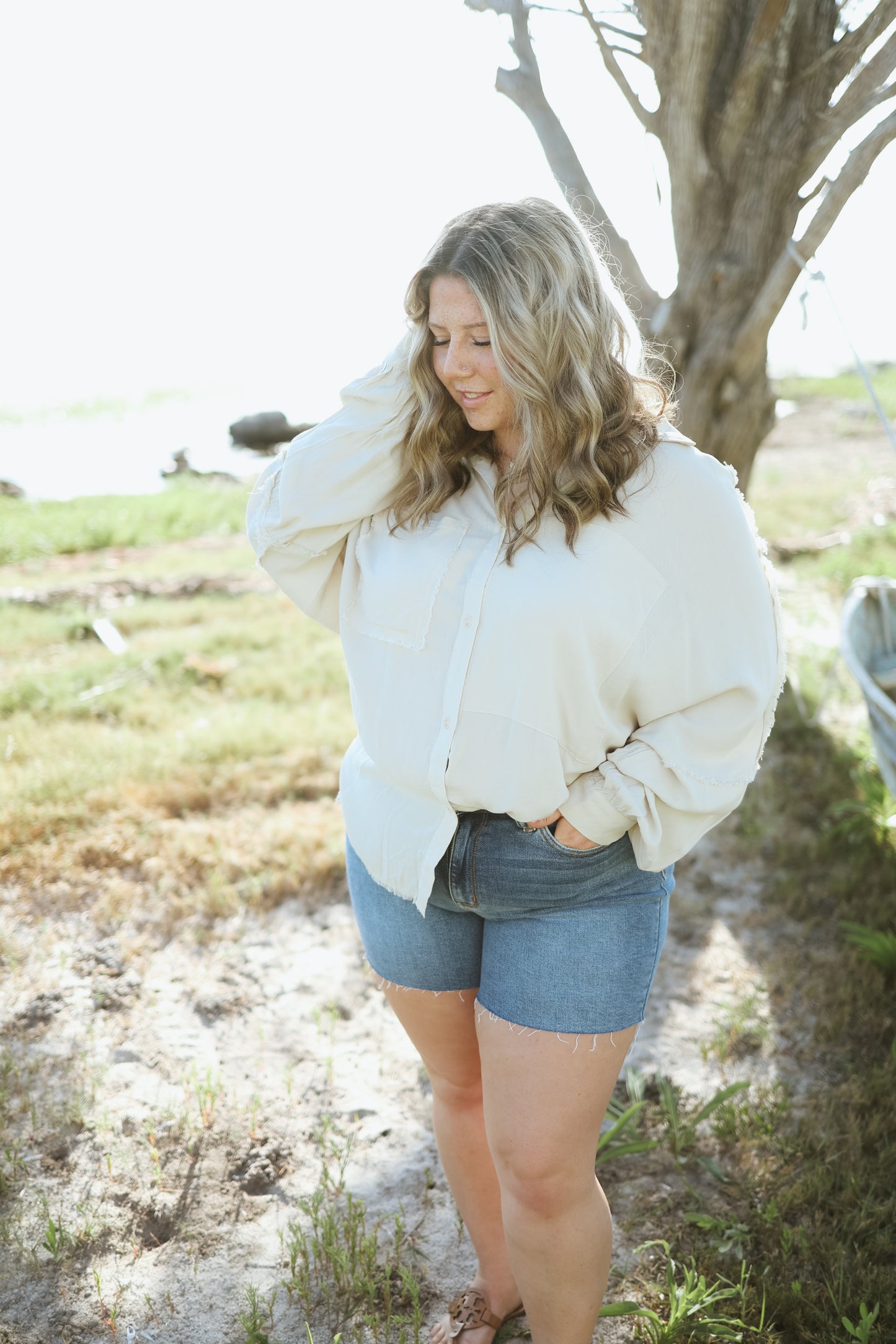 The Delilah Button Up Blouse