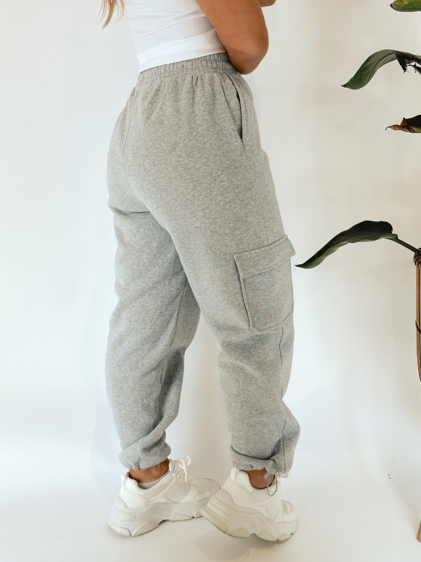 The Hollie Fleece Cargo Joggers