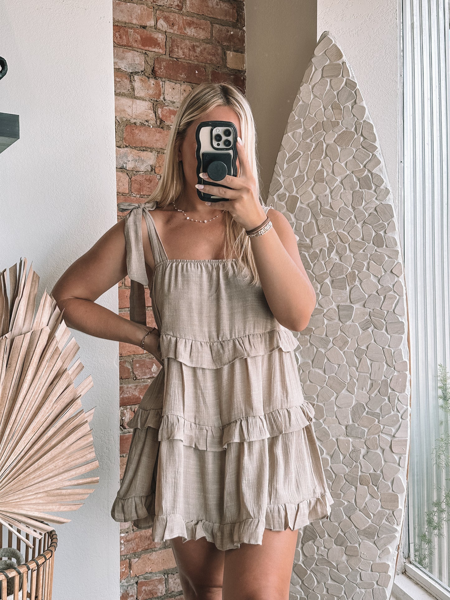 The Selena Tie Strap Dress
