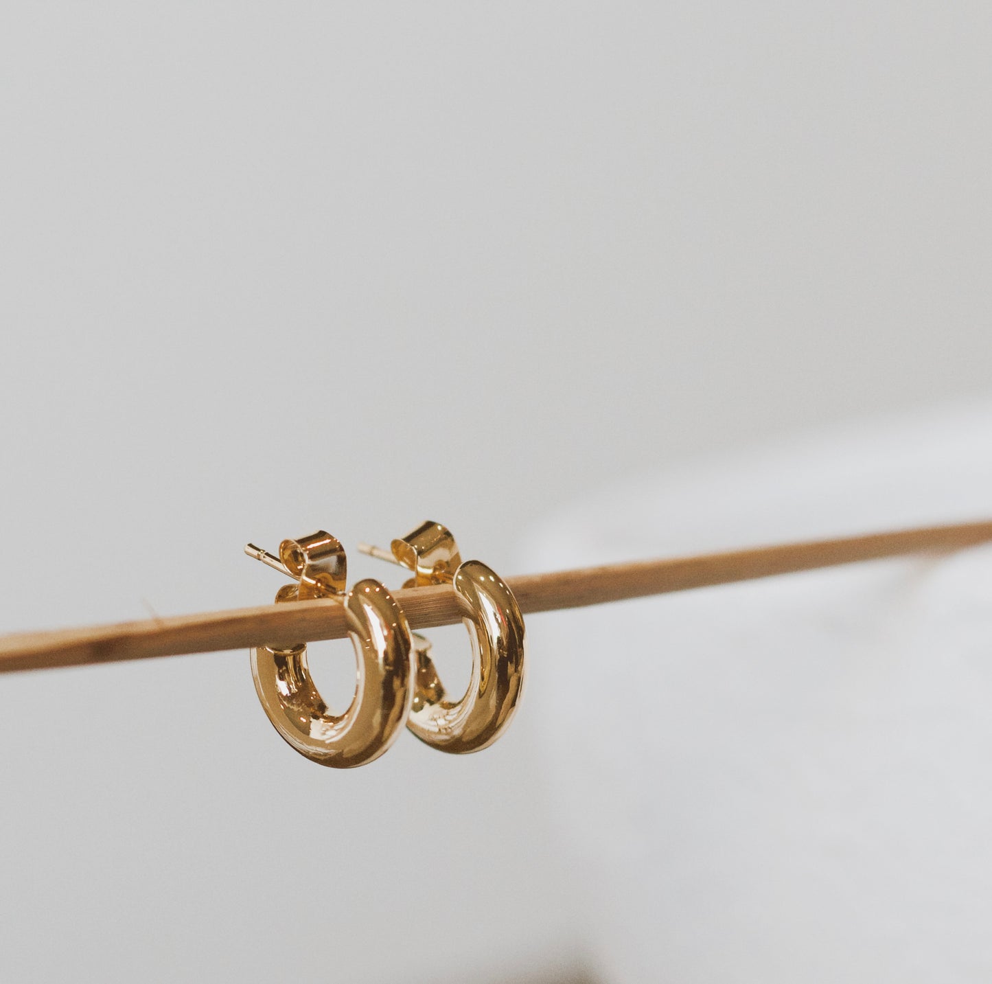 The Allie Mini Chunky Hoops