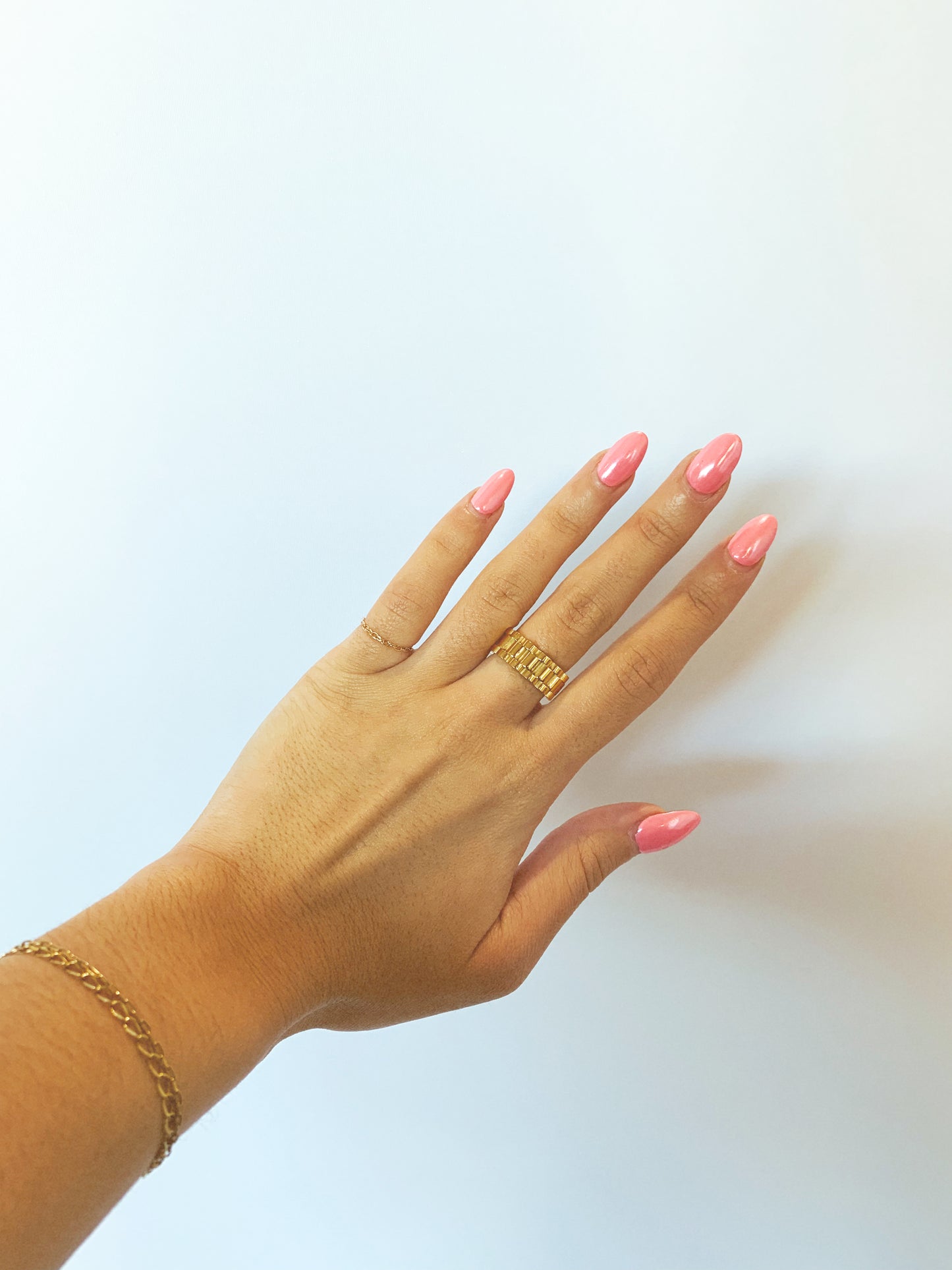 CHANSUTTPEARLS- Chain Ring- Gold