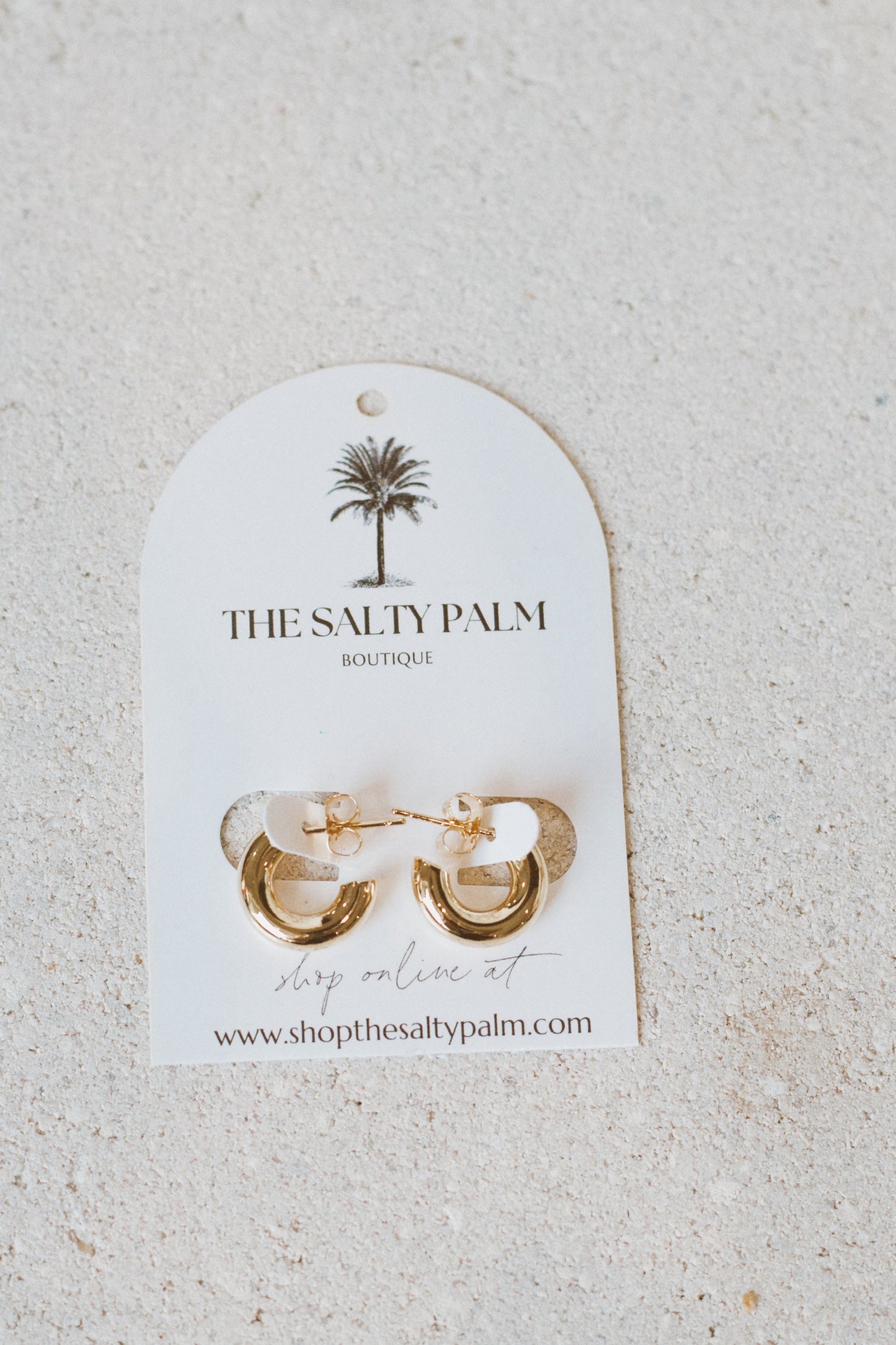 The Allie Mini Chunky Hoops