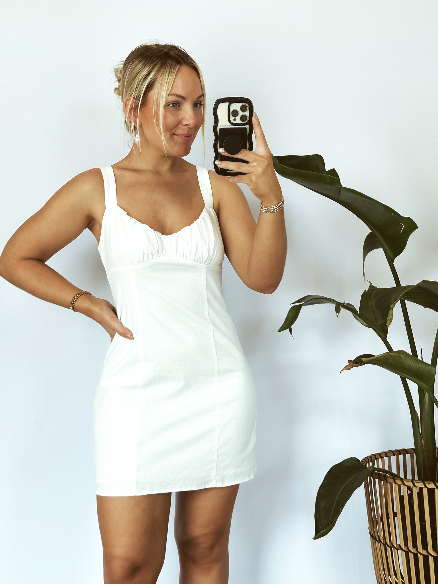 The Addison Bodycon Dress- White