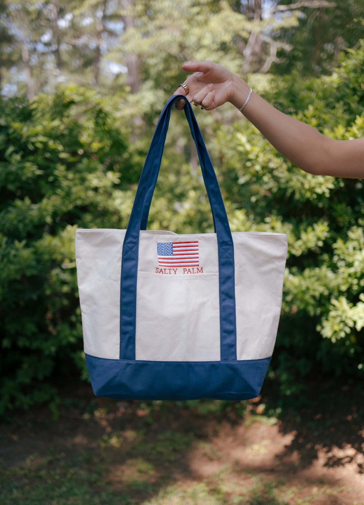 The Salty Palm Boat Tote