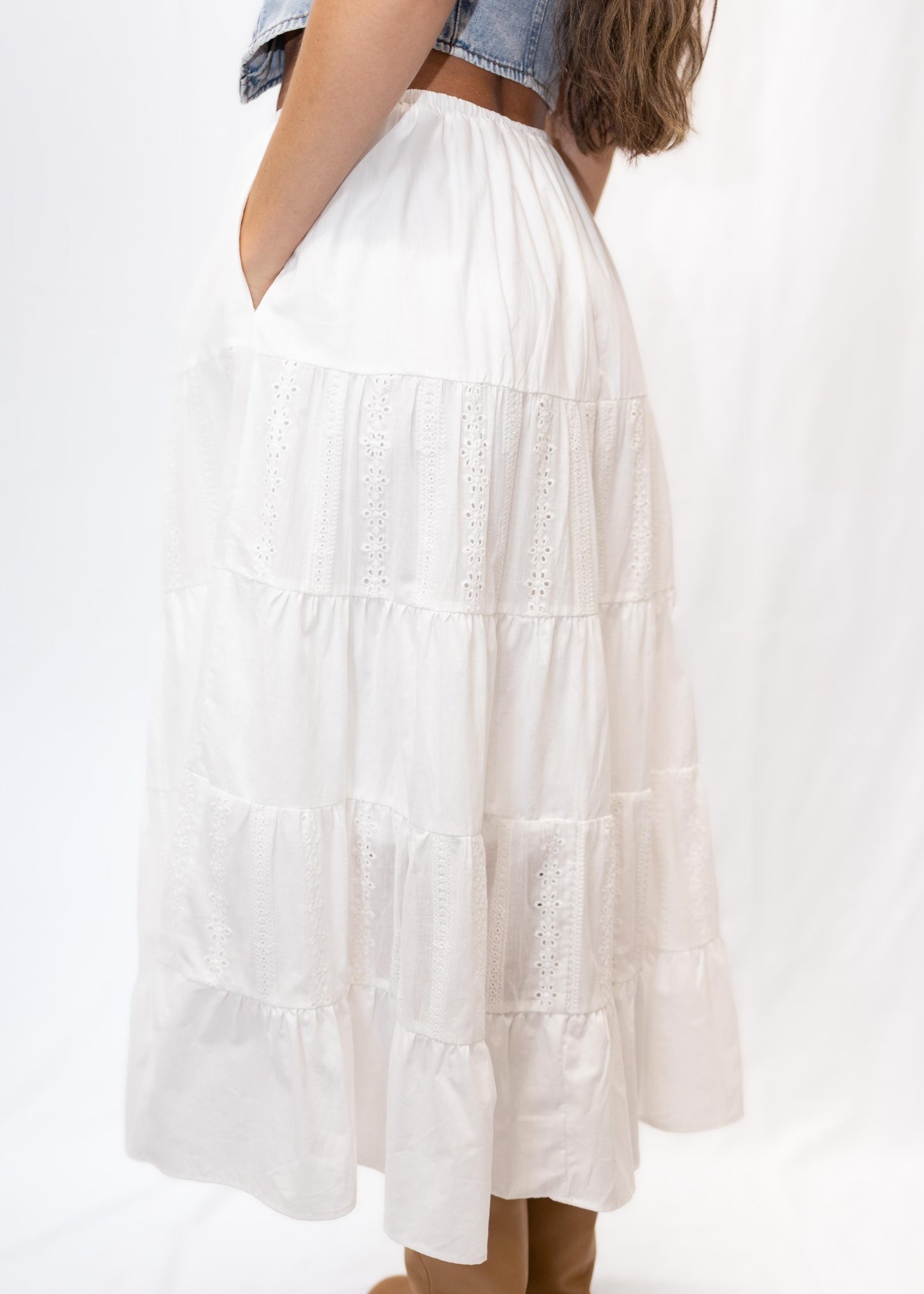 Betty Lace Maxi Skirt