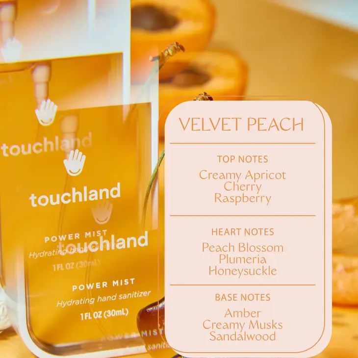 Touchland Hand Sanitizer- Velvet Peach