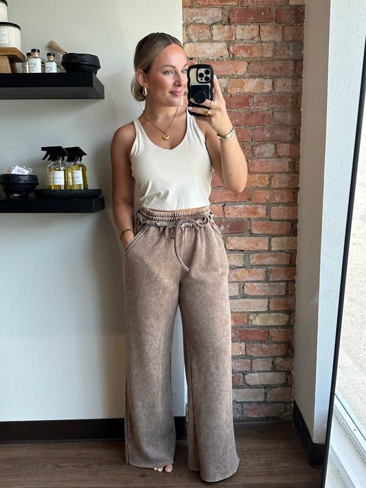 The Sandy Acid Wash Sweatpants