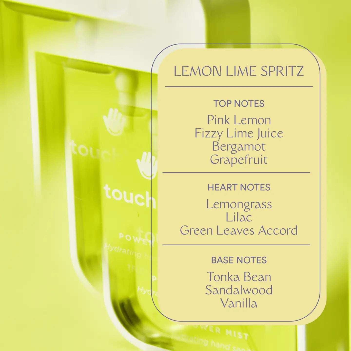 Touchland Hand Sanitizer- Lemon Lime Spritz
