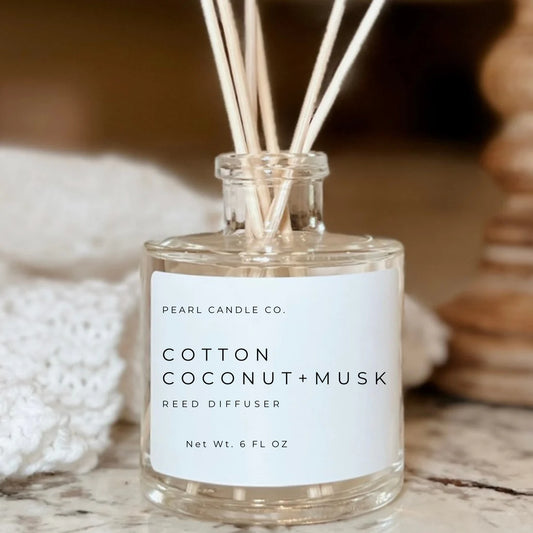 Pearl Candle Co | Reed Diffuser | Beach House