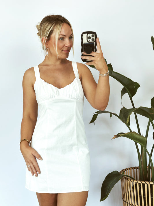 The Addison Bodycon Dress- White