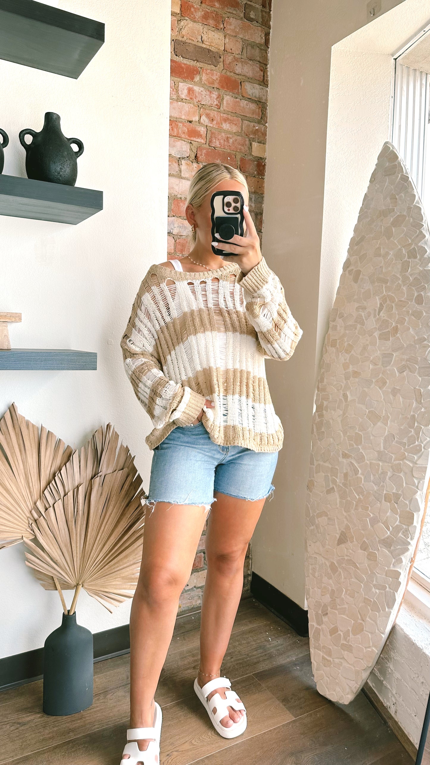 The Kayle Crochet Pullover