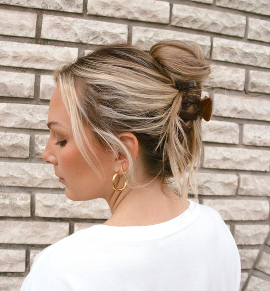 Brown Large Hair Clip