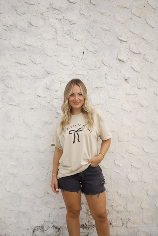 God Bless Football Tee