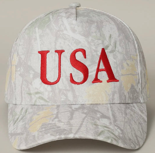 Camo USA Ballcap