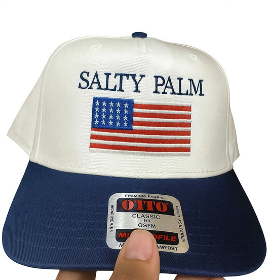 Salty Palm Flag Trucker