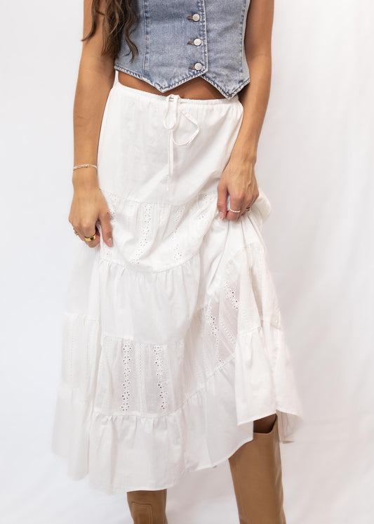Betty Lace Maxi Skirt